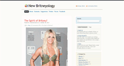 Desktop Screenshot of newbritneyology.com