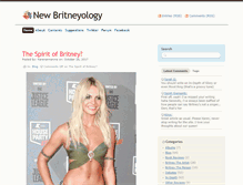 Tablet Screenshot of newbritneyology.com